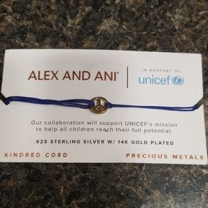 ALEX AND ANI Charity Peace with Blue Cord